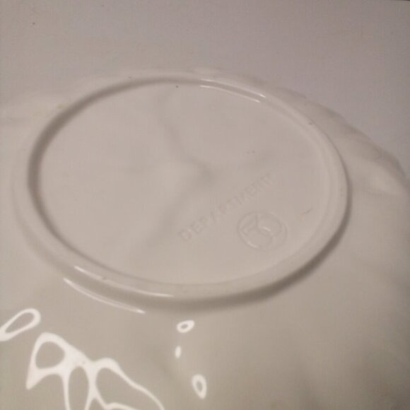 Department 56 Pansey Salad Dessert Plate Replacement Blue Yellow Red Colorful - Picture 7 of 8